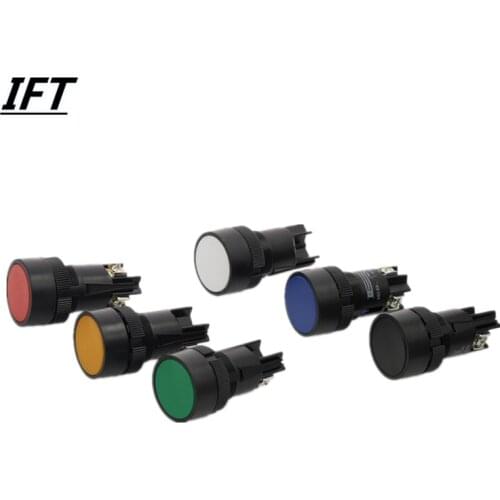 1pcs 22mm momentary Push button switch red green blue yellow black white normal open + normal close