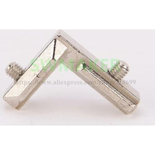 10pcs T Slot L Type 90 Degree 2020 3030 4040 4545 EU Aluminum Profile Inside Corner Connector Bracket With Screw for 3D printer