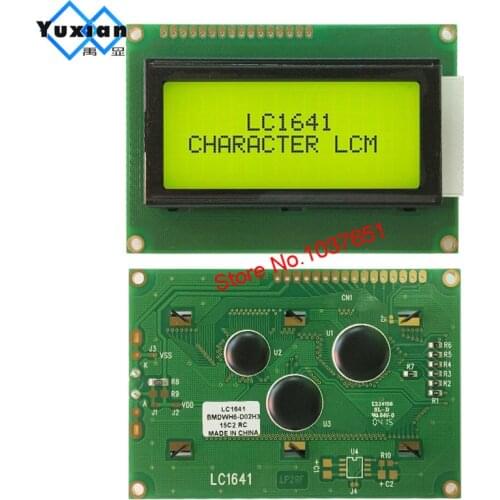 Lcd module 16*4 1604 character display green LC1641 instead ST7066 HD44780 WH1604A PC1604-A LMB164A AC164A