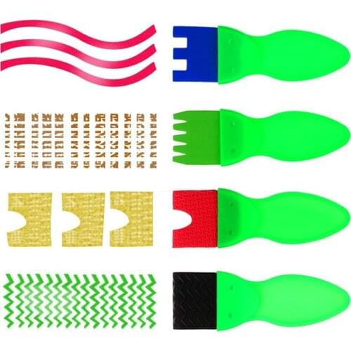 4pcs/set Kids Drawing Toys Sponge Brush Children Painting Graffiti Tools Doodle Art Supplies Baby Early Educational Toy Gift New