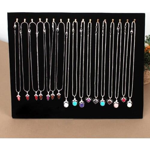 80% Hot Sales 17 Hooks Necklace Bracelet Hanging Show Rack Chain Jewelry Display Holder Stand