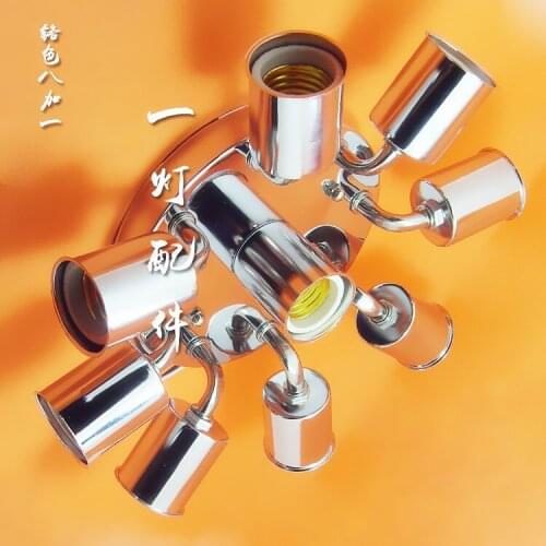 Fitting accessories diy ceiling plate e27 lamp base lamps diy lighting accessories chrome ceiling lamp