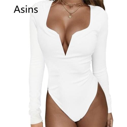 Женские боди с длинным рукавом Asins China At AliExpress
