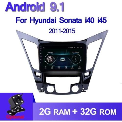Android 9.1 Car Radio GPS Navigation Multimedia Player Car Stereo for Hyundai Sonata 8 YF i40 i45 2010 - 2015 Radio Headunit 2G