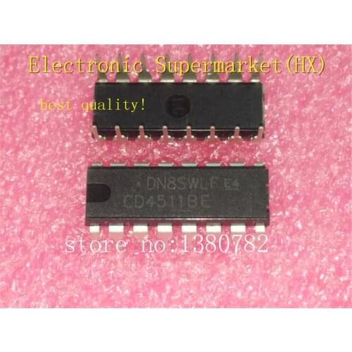 Free shipping 50pcs/lots CD4511BE CD4511 4511 7-SEG LED DECOD/DRVR 16-DIP IC Best quality