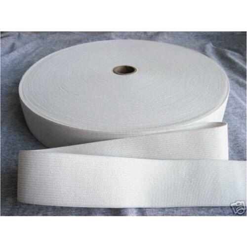 1 Roll Braided Elastic Rubber band 5m 8m 40m White Black Knitted Elastic