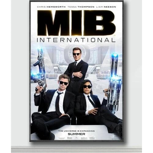 NJ085 Men in Black International Movie Silk Posters and Prints wall art Art Poster Home Decor