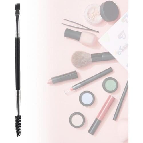 Eyebrow Shaper Brush Simple Comfortable Eye Makeup Tool Double Ended Eyebrow Brush for Home кисти для макияжа