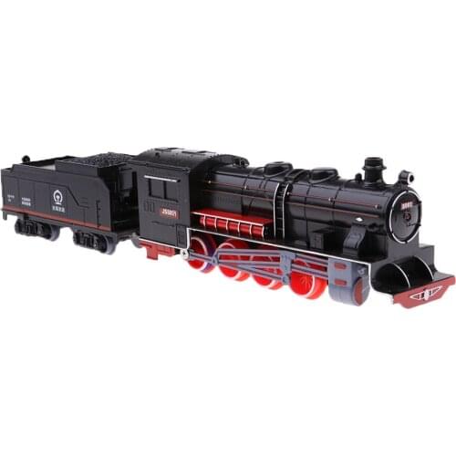 Classic Chinese Steam Locomotives & Coal Cars Retro Vehicle Hobby