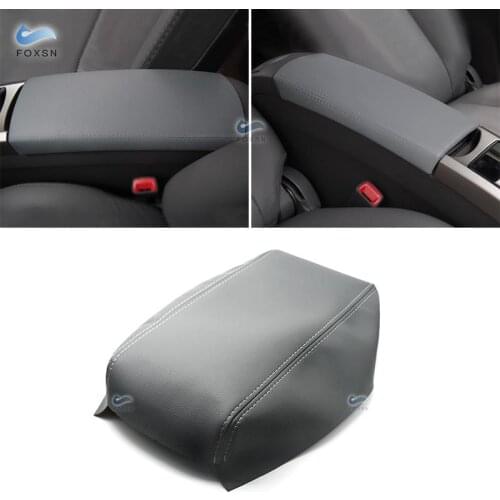 Gray Color For Toyota Prius 2004 2005 2006 2007 2008 Car Microfiber Leather Center Armrest Console Box Cover Trim