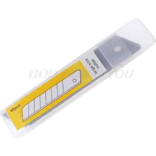 10 Pcs Boxcutter Snap off Replacement Blades 9/18mm Ceramic Utility Knife Blades Drop Shipping