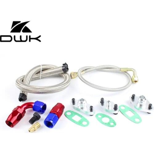 Oil Feed Line& Oil Return Line Kit For Toyota Supra 1JZGTE 2JZGTE 1JZ/2JZ Single Turbo