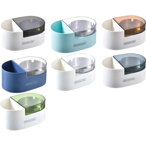 Multifunctional Desktop Wall-mounted Dual-purpose Ashtray Creative Large Ashtray With Lid Personality Household Metal Ashtray