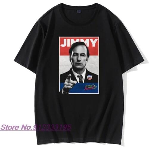 Vote Jimmy The Lawyers Better Call Saul Mens T Shirts Goodman Tv Series Tshirts Camisas Tops T Shirt Tops