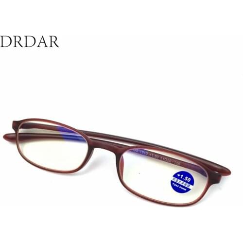 New 2020 Womens Men Unisex Hyperopia glasses 1910 oval Small frame fashion Anti-blue light Reading glasses +125+225