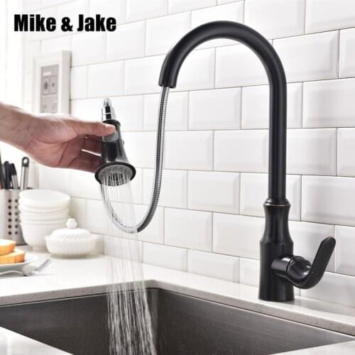 New chrome pull out kitchen faucet square brass kitchen mixer sink faucet mixer kitchen faucets pull out kitchen tap MJ5555