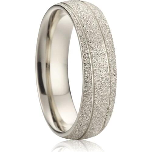 Emery Matte mens wedding band couple rings for men male stainless steel jewelry fashion finger ring man Alliance anniversary