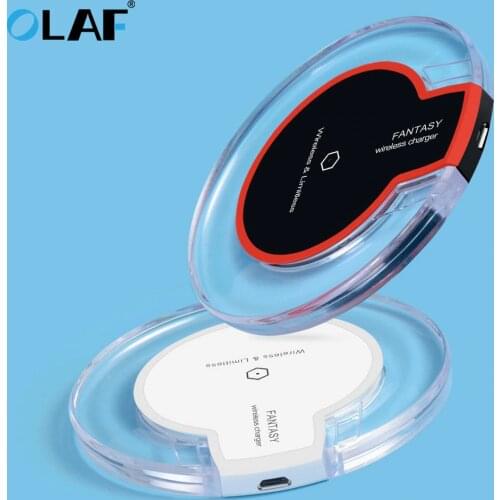 Olaf Fast USB Wireless Charger For Samsung Galaxy S9/S9+ S8 S7 Note 9 S7 Edge USB Qi Charging Pad for iPhone XS Max XR X 8 Plus