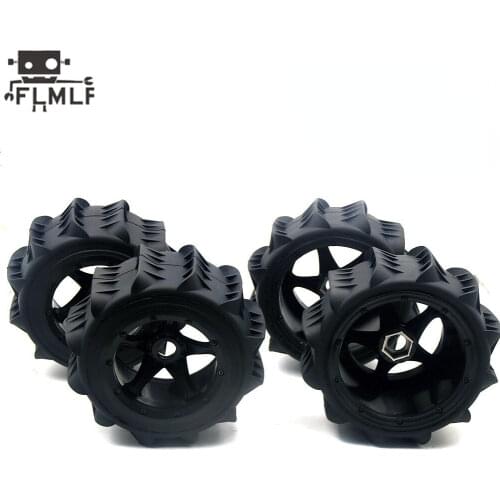 Front and Rear Same Desert Wheels Tires Assembly Set Tyre Fit for 1/5 HPI ROVAN ROFUN KM GTB TS BAJA 5B 5T 5SC SS