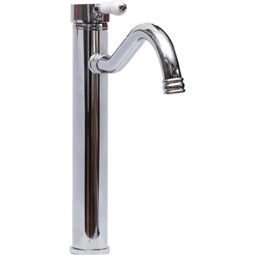 Porselen Kol Çanak Lavabo Bataryası Krom