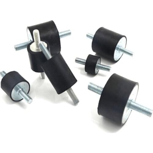 Thread Rubber Mount Shock Absorber Rubber Stud Cylindrical Vibration Isolation Silentblock for Air Compressors Water Pumps Gener