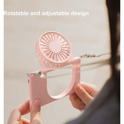 Neck Fan Portable Mini Usb Fans 5V Air Cooler Rechargeable Desk Fan Travel Handheld Electric Fan Cooling For Home Office Outside