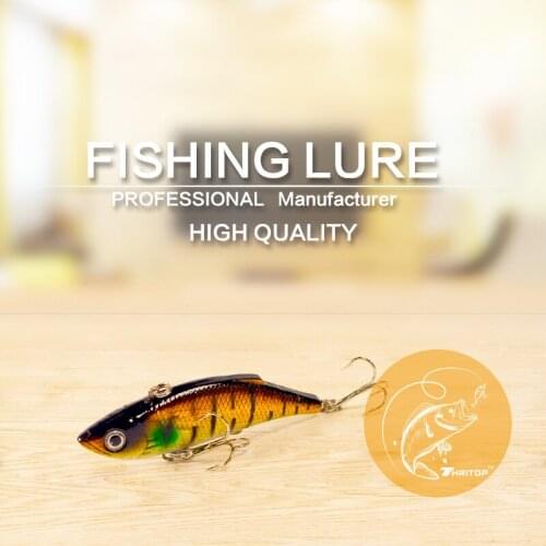 Thritop TP030 Exquisite Fishing Lure Hard Bait 3D Eyes 6 Colors for Choose 7.5cm 9.5g,High Quality Artificial VIB Bait Fishing