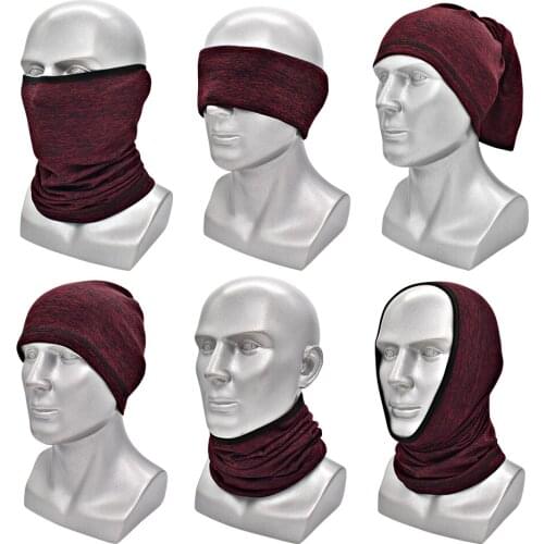 WOSAWE Winter Cycling Bandana Snowboard Ski Hiking Tube Mask Scarf Men Women Thermal Half Face Cover Outdoor Neck Warmer Gaiter