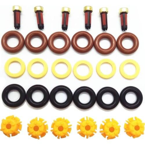 0280150440 13641703819 Lower Upper Fuel Injector Repair Kit O'ring Parts for European Car Replacement AY-RK004
