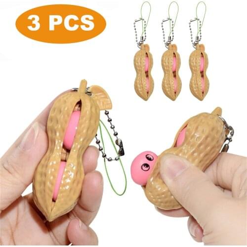 1/2/3PC Fidget Toy Stress Relief Fidget Toys Keychain Improve Focus Officer Toy 7x2x1.5cm Pvc Fidget Toy Or Keychain Decor