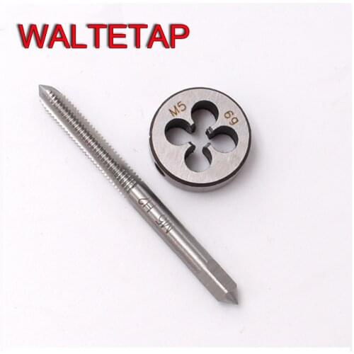 1 Set HSS Metric Left Hand Tap and Die Set M3 M4 M5 M6 M8 M10 M12 M13 M14 M15 Threading Round Dies Screw Fine Thread Taps