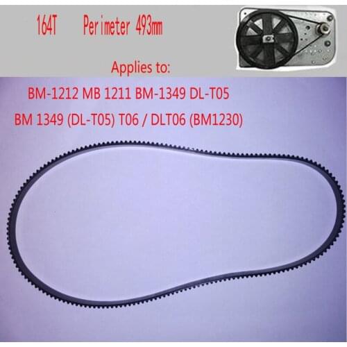 1pcs Kitchen Appliance Parts Bread Maker Parts Breadmaker Conveyor Belts 164T Perimeter 493mm