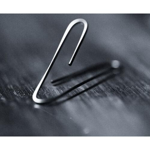 1pcs Memory Mental Shift Self Bending Paperclip with instructions close up magic tricks Mentalism illusion magie toy sihir