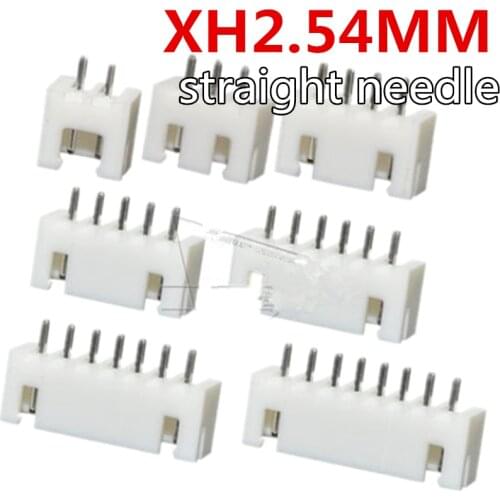 20pcs XH2.54 straight needle Connector 2.54mm Pin Header XH2.54-2P/3P/4P/5P/6P/7P/8P/9P/10P/11P/12P/13P/14P/16PTerminal