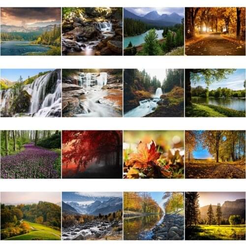 Natural Landscape Diamond Painting Forest Grassland Cross Stitch Kit 5D Diy Square Rhinestone Embroidery Accessories Home Decor
