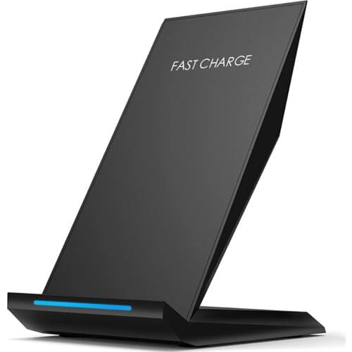 Fast Qi Wireless Charger Stand For iPhone 12Pro 11 Pro XS Max XR 12 Samsung S20 S10 S9 Note 20 10 9 Ultra Wireless Charging Dock