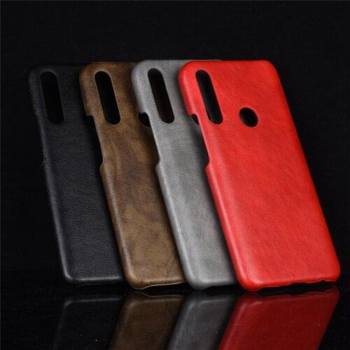 Huawei Y9 Prime 2019 Luxury PU Leather Litchi pattern Skin Hard Protective Cover For Huawei Y9 Prime 2019 STK-L21 Phone Case