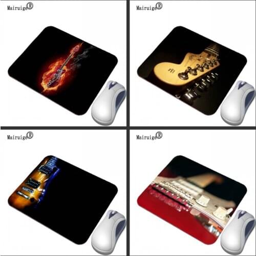 Mairuige Guitar Art Mouse Pad Non-slip Natural Rubber PC Computer Mouse Pad for LOL Surprise Cs Go Tank World DOTA2 Mat Pad