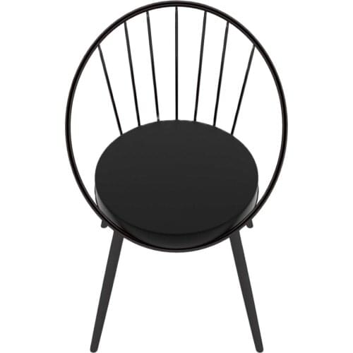 Armchairs Living Room Furniture Sofa Chair Nordic Modern Metal Wire Chair Black Plush Light Luxury Bedroom Lounge Chairs стул
