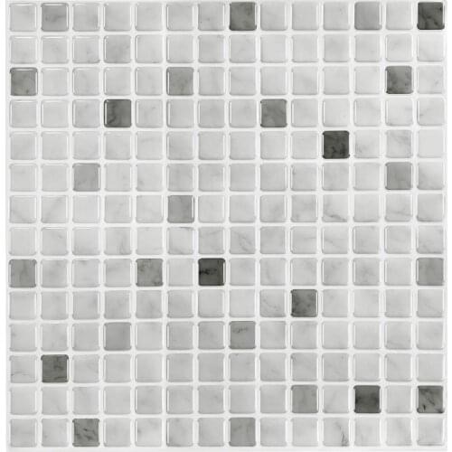 EasyTiles 3D Mosaic Effect, Perfect Backsplash For Home Decoration, Peel And Stick Wall Tile, Waterproof Wall Tiles