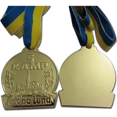Customized medal cheap gold sports Medal high quality custom made metal medals with ribbons