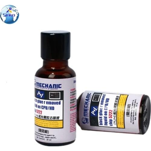MECHANIC 5222 Removal Liquid Mobile Phone CPU HD Chip Black GlueDegumming Desoldering Repair Tool