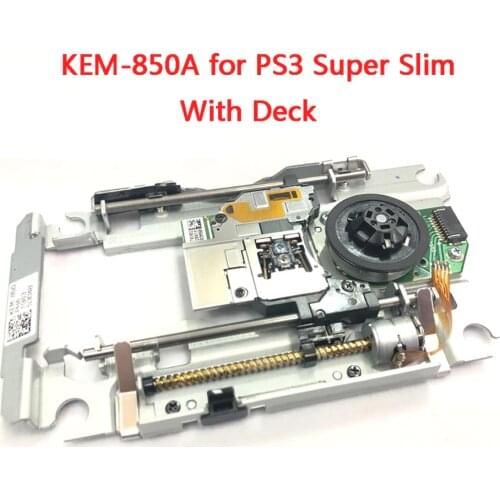 New Optical Drive lens KES 850A KEM-850AAA Laser Lens Laser Head With Deck Mechanism For PS3 Super Slim