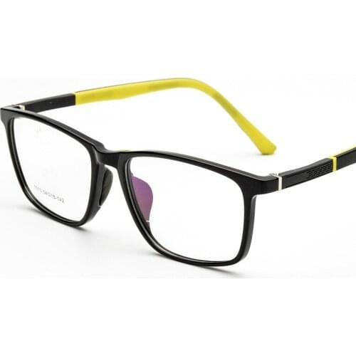Oversize TR90 Square Students Eyeglasses Myopia Spectacle Boys and Girl Cool Medical Silicone Prescription Glasses Frame