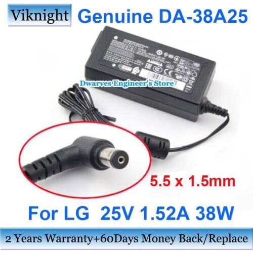 Original DA-38A25 25V 1.52A AC Adapter Charger for LG SOUND BAR LH7 SJ4 SH4 SH5 DYF-2430 EAY64290801 NB3540 NB3732A NB3730A
