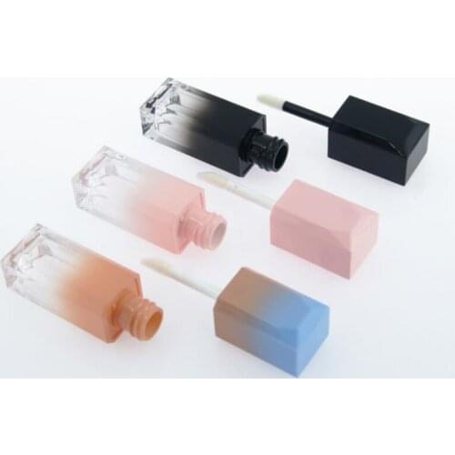 1pcs 5ml personality Square lip glaze Empty tube DIY homemade manual lips oil bottle hollow tubes Make up Fashion Tools