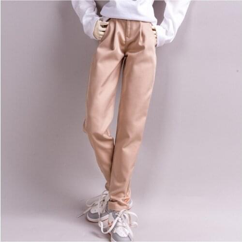 BJD doll pants suitable for 1-3 1-4 uncle strong uncle size fashion everyday casual all-match slim yellow jeans doll accessories