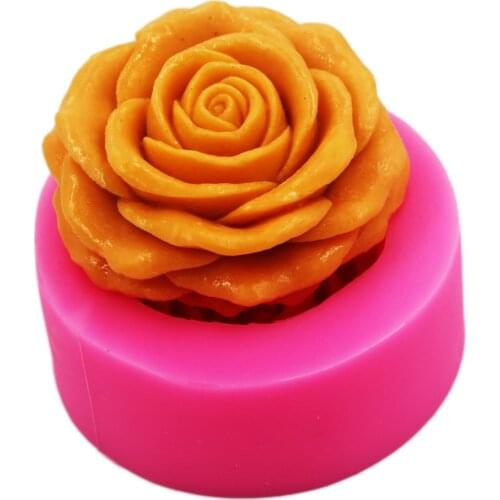 Rose Flower Silicone Soap mold silicone 3D Molds handmade mould DIY Craft molds S625