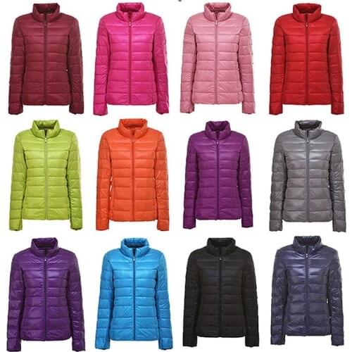 Long Sleeve Warm Coat Parka Female Solid Portable Outwear Winter Women 90% Ultra Light Down Jacket White Duck Down Hooded Jacket