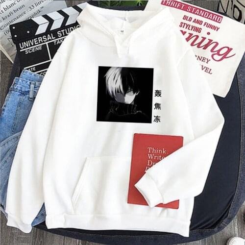 Hot Anime Cartoon My Hero Academia Men Women Hoodies Sweatshirts Pullovers Long Sleeve Tracksuits Unisex Fashion Hoody